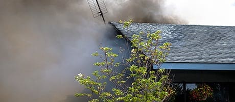 hus i brann